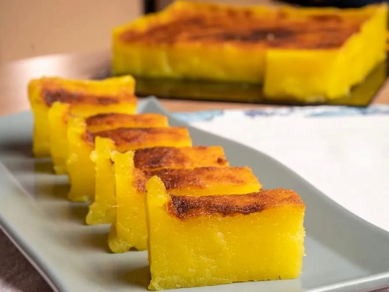 Bingka Ubi — baked tapioca cake